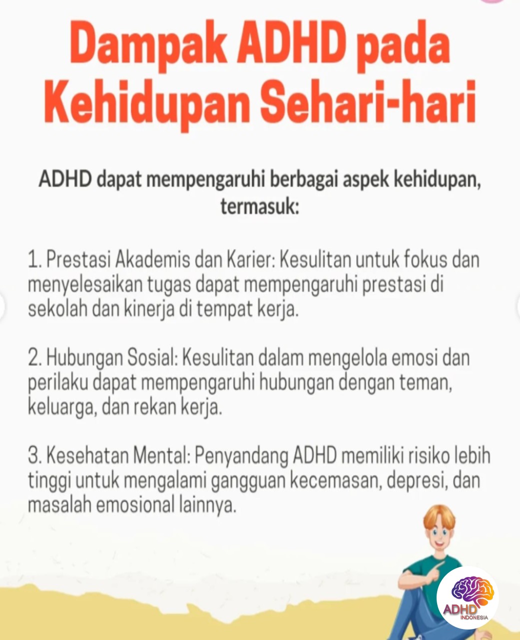 ADHD dan Hubungan Sosial Anak di Lingkungan Sekolah di Kabupaten Kediri