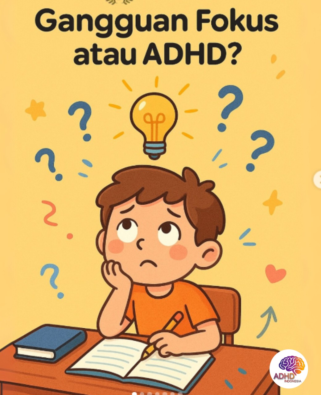 ADHD dan Kesulitan Fokus Anak: Edukasi untuk Keluarga di Kabupaten Kediri