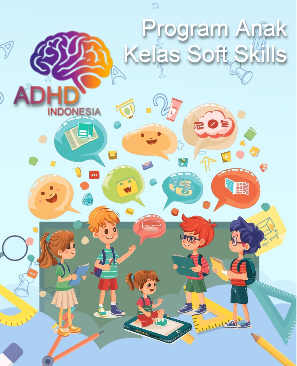 Program ADHD Indonesia Kabupaten Kediri Kelas Soft Skills Anak ADHD